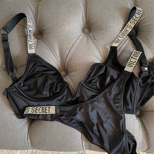 Victoria’s Secret rhinestone bling bra & panty set